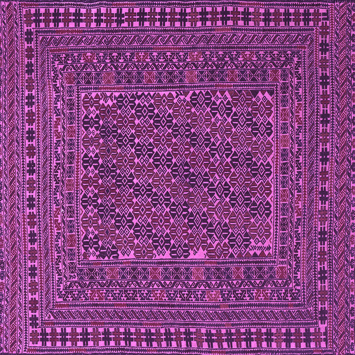 Square Southwestern Purple Country Rug, tr3045pur