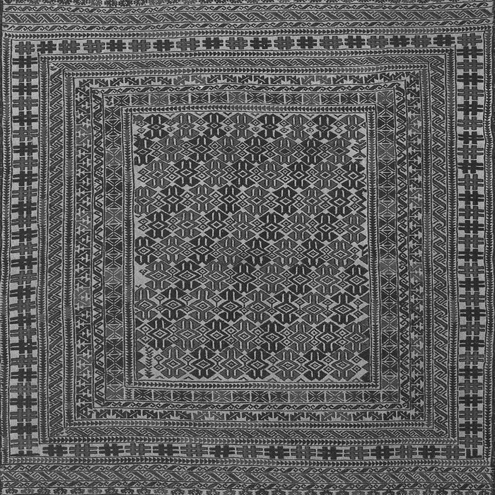 Serging Thickness of Southwestern Gray Country Rug, tr3045gry