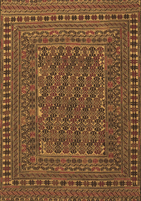 Southwestern Brown Country Rug, tr3045brn