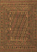 Southwestern Brown Country Rug, tr3045brn