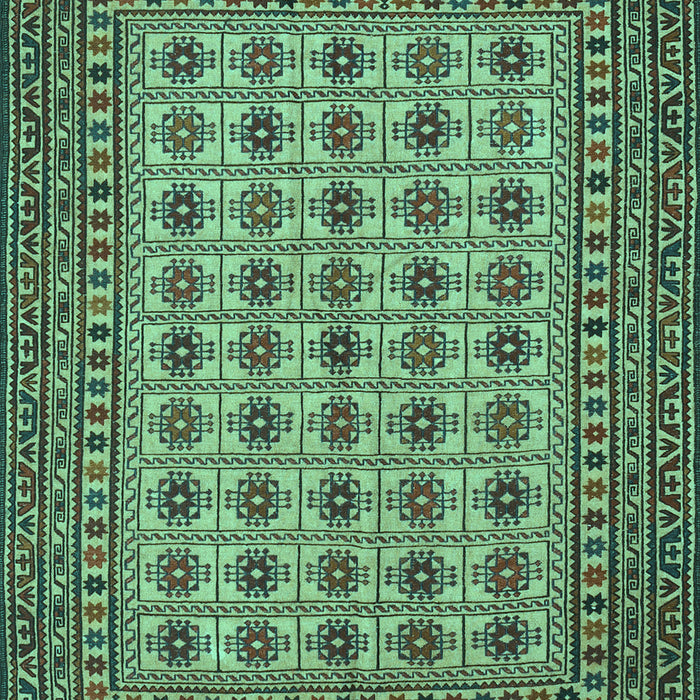 Southwestern Turquoise Country Rug, tr3046turq