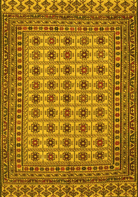 Southwestern Yellow Country Rug, tr3046yw