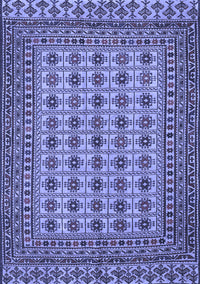 Southwestern Blue Country Rug, tr3046blu