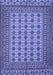 Southwestern Blue Country Rug, tr3046blu