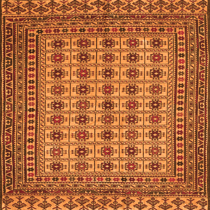 Serging Thickness of Southwestern Orange Country Rug, tr3046org