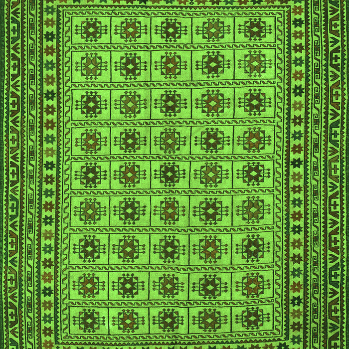 Southwestern Green Country Rug, tr3046grn