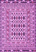 Machine Washable Southwestern Purple Country Area Rugs, wshtr3047pur