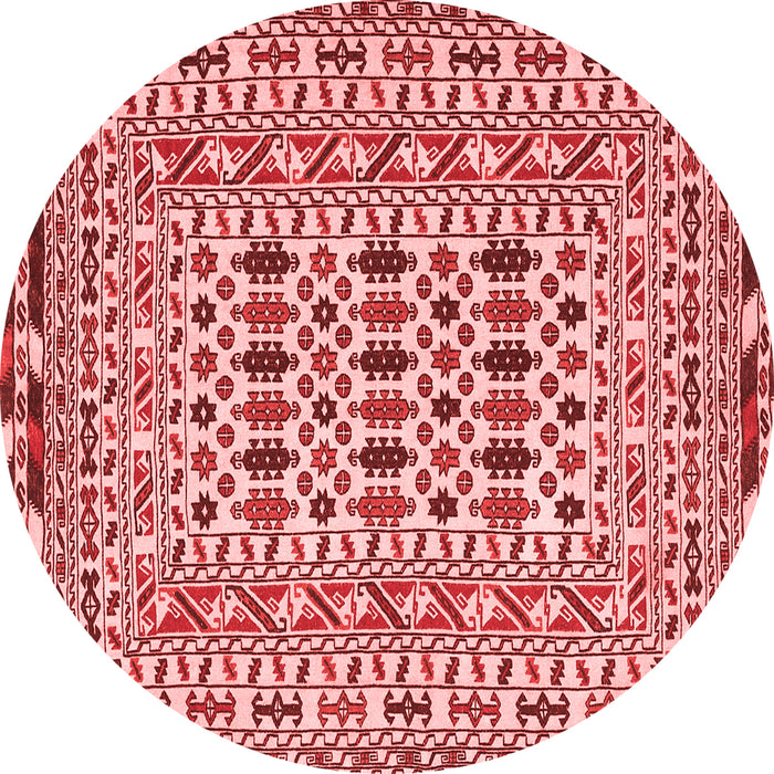 Machine Washable Southwestern Red Country Rug, wshtr3047red
