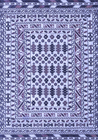 Southwestern Blue Country Rug, tr3047blu