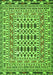 Southwestern Green Country Rug, tr3047grn