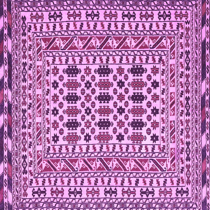 Square Machine Washable Southwestern Purple Country Area Rugs, wshtr3047pur