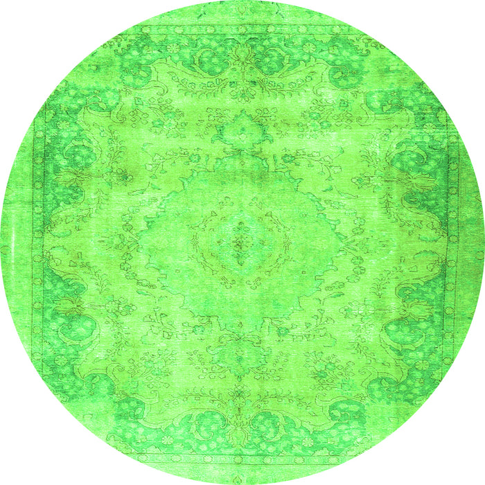 Machine Washable Persian Green Traditional Area Rugs, wshtr3048grn