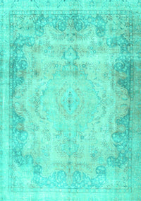 Persian Turquoise Traditional Rug, tr3048turq