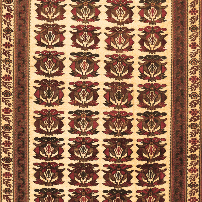 Machine Washable Persian Brown Traditional Rug, wshtr3049brn