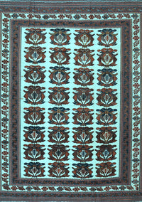 Persian Light Blue Traditional Rug, tr3049lblu