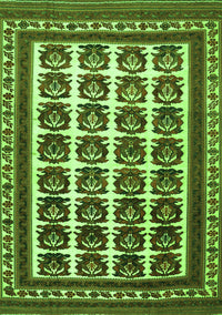 Persian Green Traditional Rug, tr3049grn