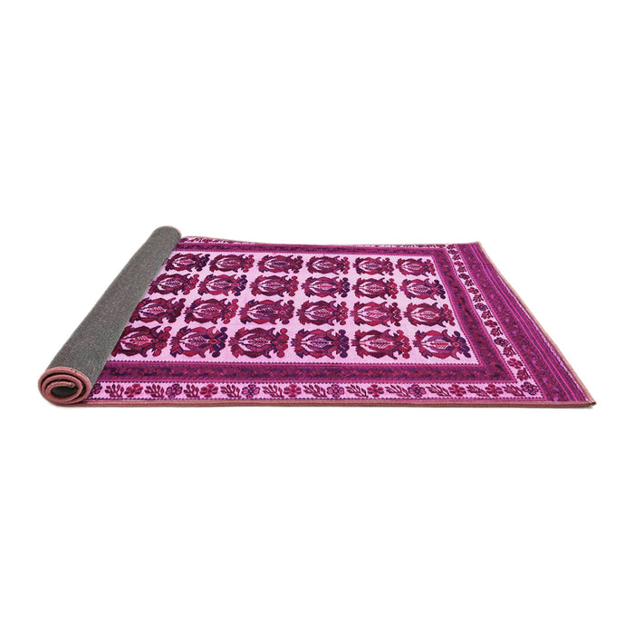 Sideview of Persian Pink Traditional Rug, tr3049pnk