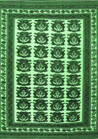 Persian Emerald Green Traditional Rug, tr3049emgrn