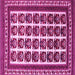 Square Persian Pink Traditional Rug, tr3049pnk