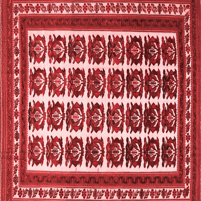 Machine Washable Persian Red Traditional Rug, wshtr3049red