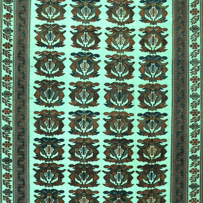 Persian Turquoise Traditional Rug, tr3049turq