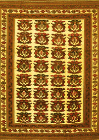 Persian Yellow Traditional Rug, tr3049yw