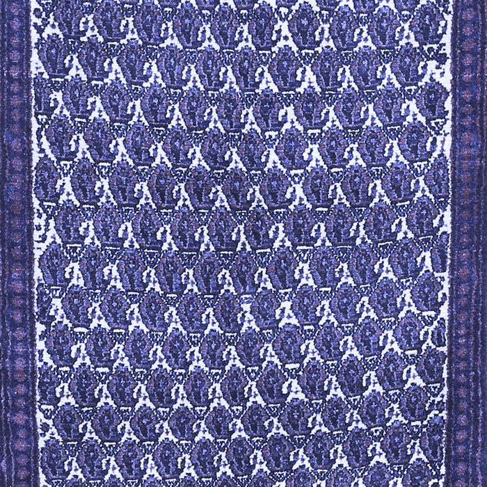 Machine Washable Persian Blue Traditional Rug, wshtr304blu