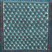 Square Machine Washable Persian Light Blue Traditional Rug, wshtr304lblu