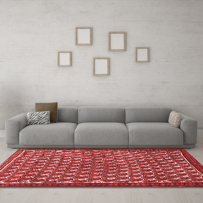 Traditional Red Washable Rugs