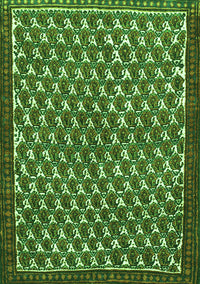 Persian Green Traditional Rug, tr304grn