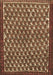 Persian Brown Traditional Rug, tr304brn