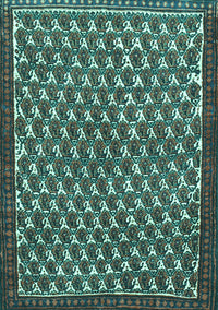 Persian Turquoise Traditional Rug, tr304turq