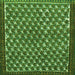 Serging Thickness of Persian Green Traditional Rug, tr304grn