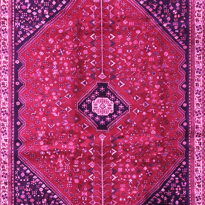 Machine Washable Persian Pink Traditional Rug, wshtr3050pnk