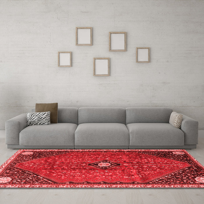 Traditional Red Washable Rugs
