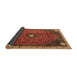 Sideview of Persian Brown Traditional Rug, tr3050brn