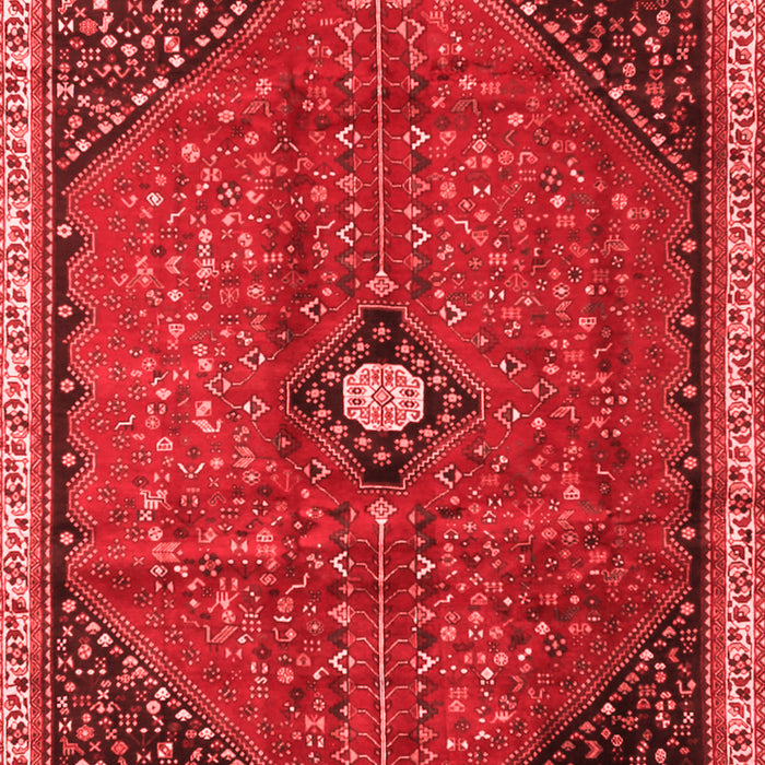 Machine Washable Persian Red Traditional Rug, wshtr3050red