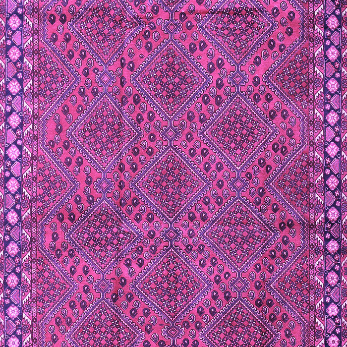 Machine Washable Persian Purple Traditional Area Rugs, wshtr3051pur