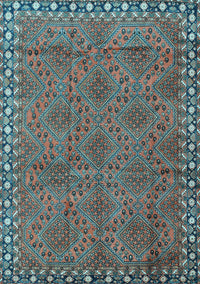 Persian Light Blue Traditional Rug, tr3051lblu