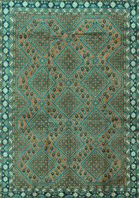 Persian Turquoise Traditional Rug, tr3051turq