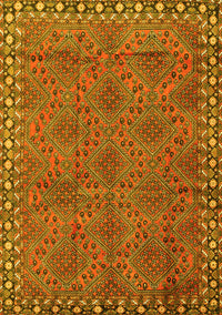 Persian Yellow Traditional Rug, tr3051yw