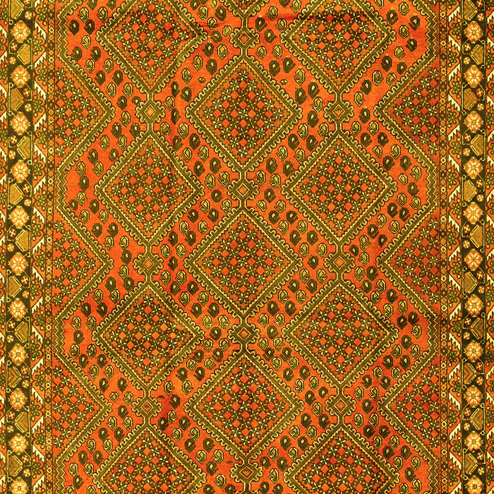 Persian Yellow Traditional Rug, tr3051yw