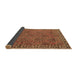 Sideview of Persian Brown Traditional Rug, tr3051brn