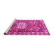 Sideview of Machine Washable Animal Pink Traditional Rug, wshtr3052pnk