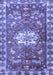 Animal Blue Traditional Rug, tr3052blu