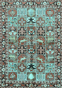 Persian Light Blue Traditional Rug, tr3053lblu