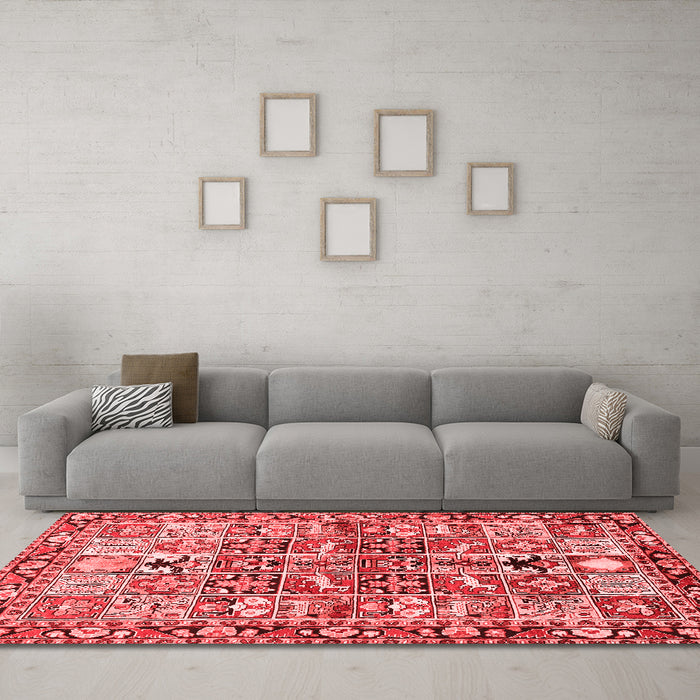 Traditional Red Washable Rugs