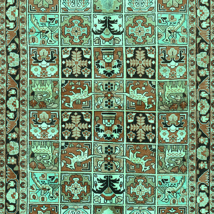 Persian Turquoise Traditional Rug, tr3053turq