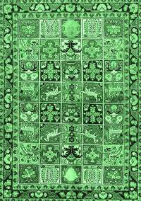 Persian Emerald Green Traditional Rug, tr3053emgrn