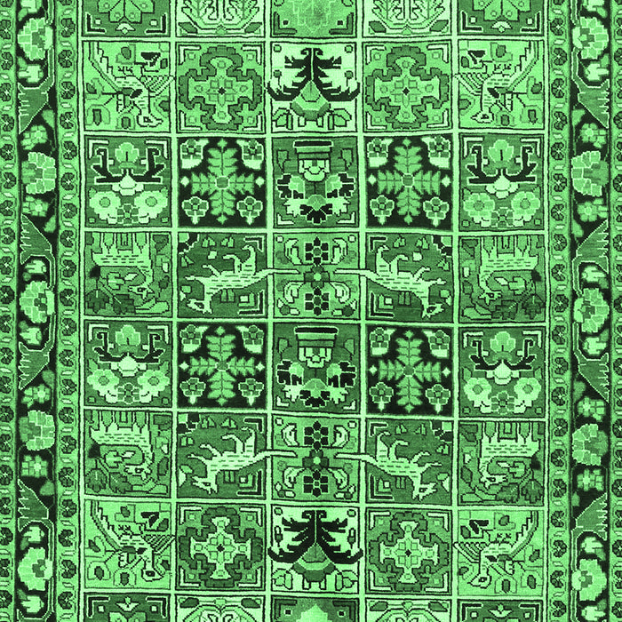 Persian Emerald Green Traditional Rug, tr3053emgrn